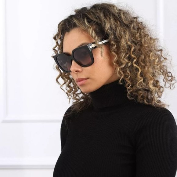 Gucci Women Sunglasses Black Grey Gradient Square GG1300S 004 BRAND NEW - Picture 9 of 11